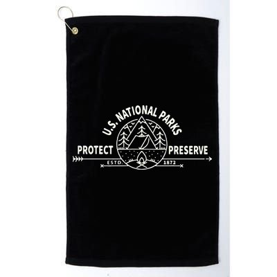 U.S. National Park Preserve & Protect The US National Parks Golf Towel