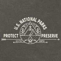 U.S. National Park Preserve & Protect The US National Parks Cotton Canvas Backpack