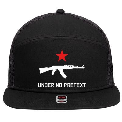 Under No Pretext Karl Marx Marxism 7 Panel Mesh Trucker Snapback Hat