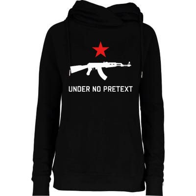 Under No Pretext Karl Marx Marxism Womens Funnel Neck Pullover Hood