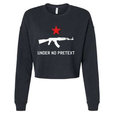 Under No Pretext Karl Marx Marxism Cropped Pullover Crew