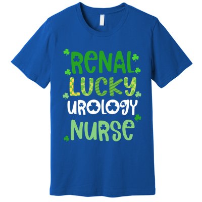 Urology Nurse St Patricks Day Renal Lucky Urology Nurse Rn Gift Premium T-Shirt