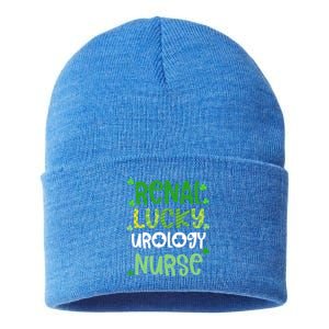 Urology Nurse St Patricks Day Renal Lucky Urology Nurse Rn Gift Sustainable Knit Beanie