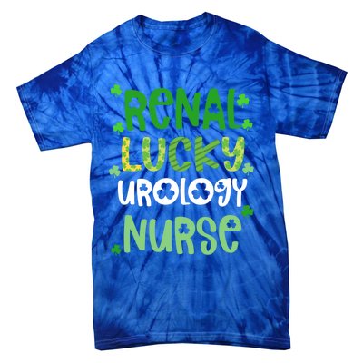 Urology Nurse St Patricks Day Renal Lucky Urology Nurse Rn Gift Tie-Dye T-Shirt