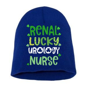 Urology Nurse St Patricks Day Renal Lucky Urology Nurse Rn Gift Short Acrylic Beanie