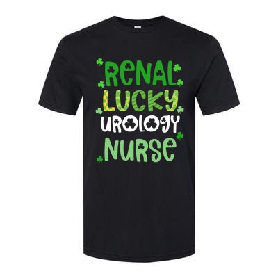 Urology Nurse St Patricks Day Renal Lucky Urology Nurse Rn Gift Softstyle® CVC T-Shirt