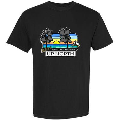 Up North Torch Lake Michigan Garment-Dyed Heavyweight T-Shirt