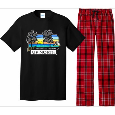 Up North Torch Lake Michigan Pajama Set