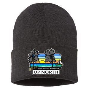 Up North Torch Lake Michigan Sustainable Knit Beanie