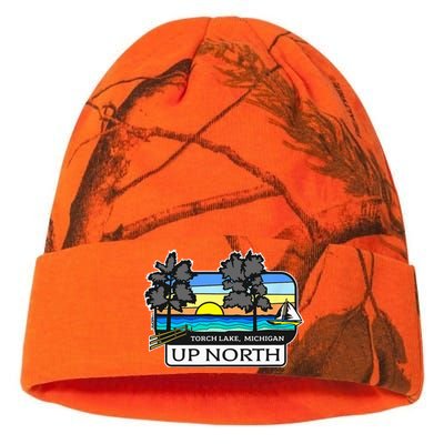 Up North Torch Lake Michigan Kati Licensed 12" Camo Beanie