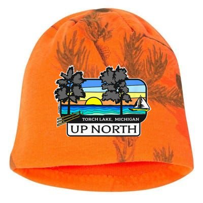 Up North Torch Lake Michigan Kati - Camo Knit Beanie