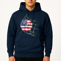 USA  National Team Soccer Jersey 2022 American Ball Flag Hoodie