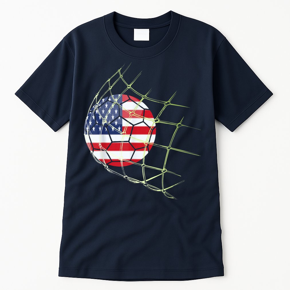 USA  National Team Soccer Jersey 2022 American Ball Flag Tall T-Shirt