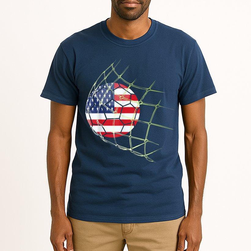 USA  National Team Soccer Jersey 2022 American Ball Flag Tall T-Shirt