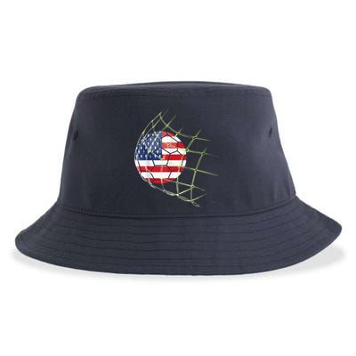 USA  National Team Soccer Jersey 2022 American Ball Flag Sustainable Bucket Hat