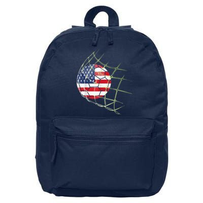 USA  National Team Soccer Jersey 2022 American Ball Flag 16 in Basic Backpack