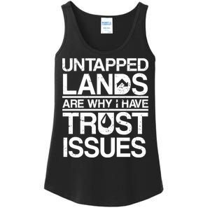 Untapped Lands Trust Issues Ladies Essential Tank