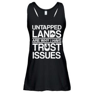 Untapped Lands Trust Issues Ladies Essential Flowy Tank