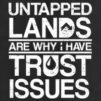 Untapped Lands Trust Issues Golf Towel