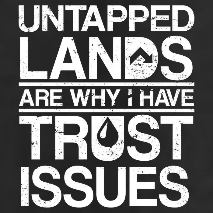 Untapped Lands Trust Issues Golf Towel