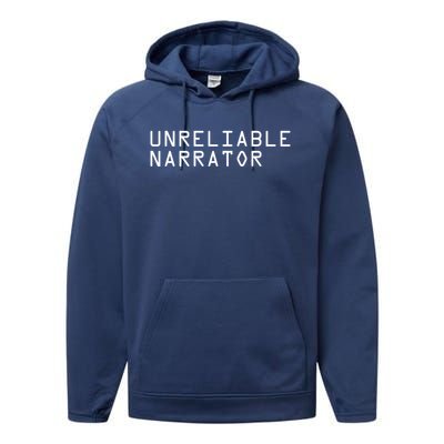 Unreliable Narrator Performance Fleece Hoodie