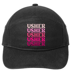 U.S.H.E.R Name 7-Panel Snapback Hat