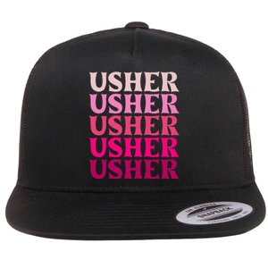 U.S.H.E.R Name Flat Bill Trucker Hat