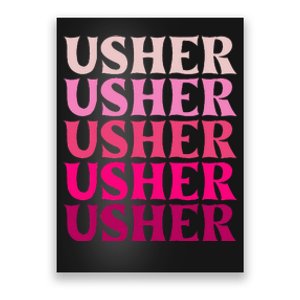 U.S.H.E.R Name Poster