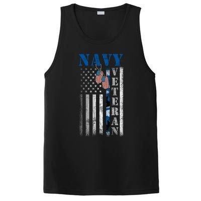 US Na Vy Patriotic Flag Na Vy Veteran Gift PosiCharge Competitor Tank