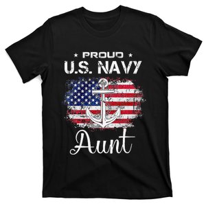 US Na vy Proud Aunt Proud US Na vy Aunt For Veteran Day T-Shirt