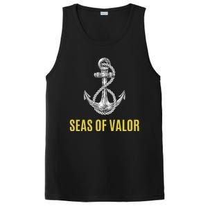 U.S.A NavyDay Veterans Military Pride Patriotic Memorial PosiCharge Competitor Tank