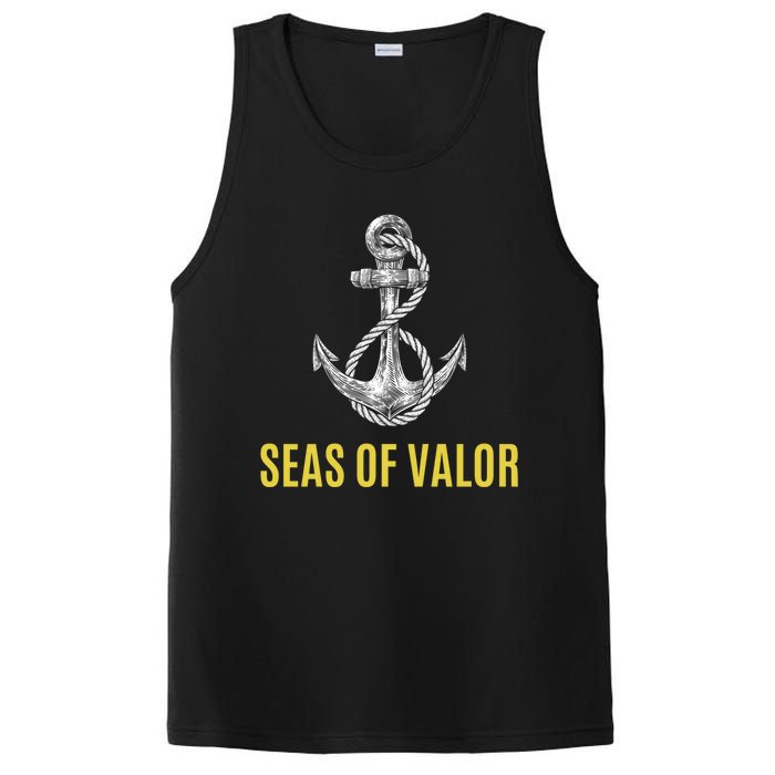 U.S.A NavyDay Veterans Military Pride Patriotic Memorial PosiCharge Competitor Tank