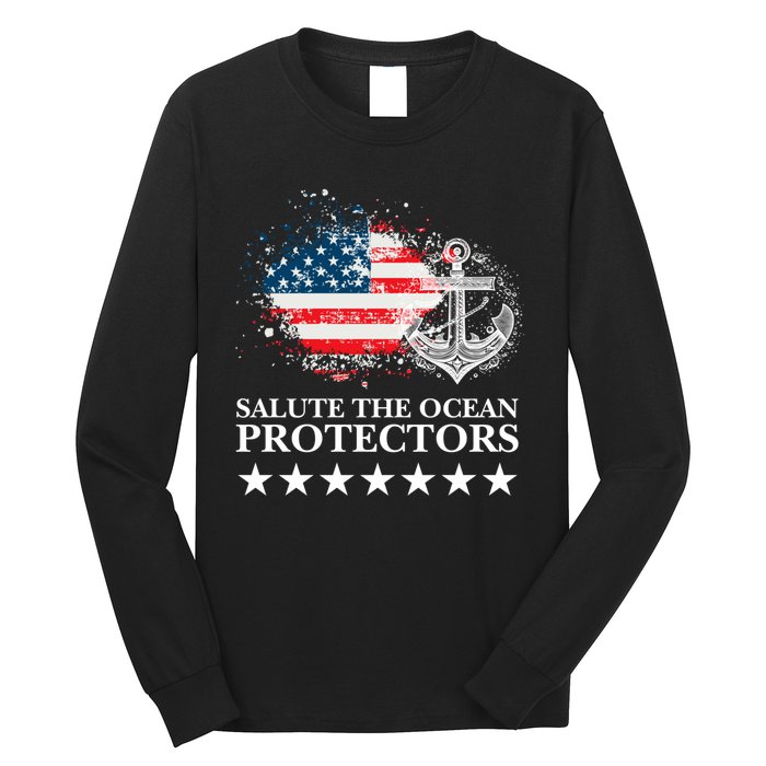 U.S.A NavyDay Veterans Military Pride Patriotic Memorial Long Sleeve Shirt