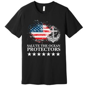 U.S.A NavyDay Veterans Military Pride Patriotic Memorial Premium T-Shirt