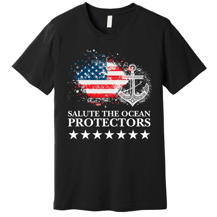 U.S.A NavyDay Veterans Military Pride Patriotic Memorial Premium T-Shirt