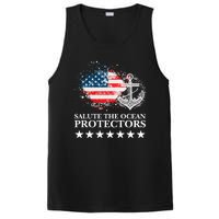 U.S.A NavyDay Veterans Military Pride Patriotic Memorial PosiCharge Competitor Tank