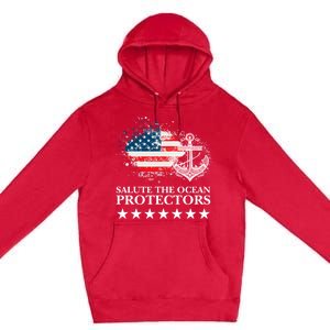 U.S.A NavyDay Veterans Military Pride Patriotic Memorial Premium Pullover Hoodie