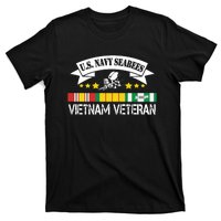 US. Na Vy Sea Bee Vietnam Veteran Flag T-Shirt