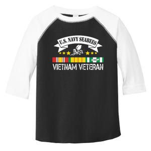 US. Na Vy Sea Bee Vietnam Veteran Flag Toddler Fine Jersey T-Shirt