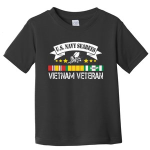 US. Na Vy Sea Bee Vietnam Veteran Flag Toddler T-Shirt