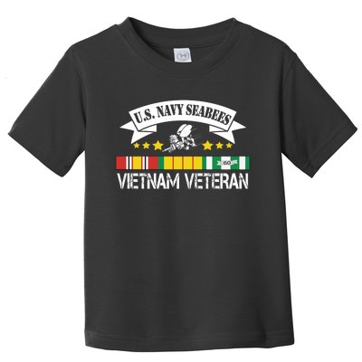 US. Na Vy Sea Bee Vietnam Veteran Flag Toddler T-Shirt