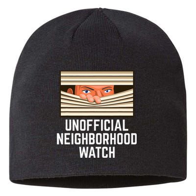 Unofficial Neighborhood Watch Nosy Neighbor Sustainable Beanie