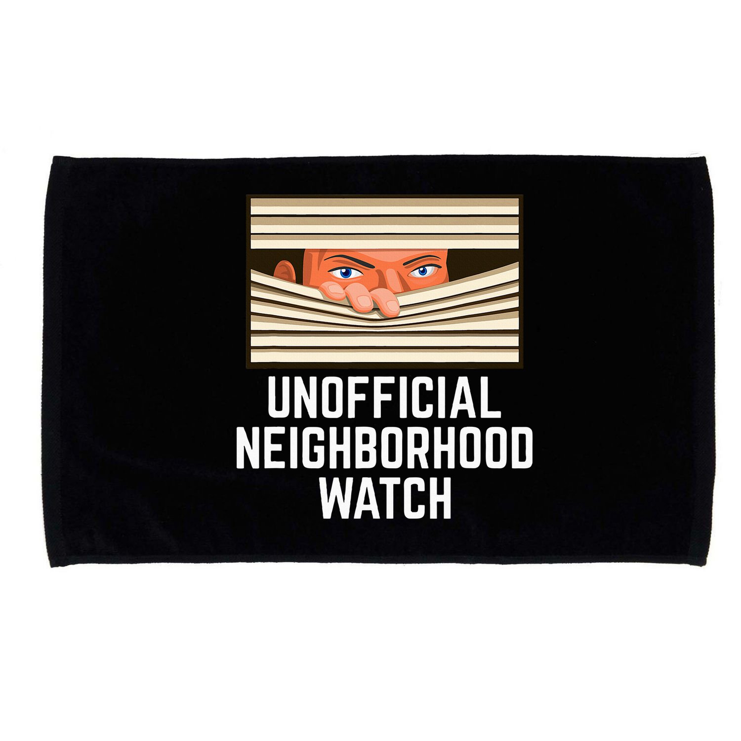 Unofficial Neighborhood Watch Nosy Neighbor Microfiber Hand Towel