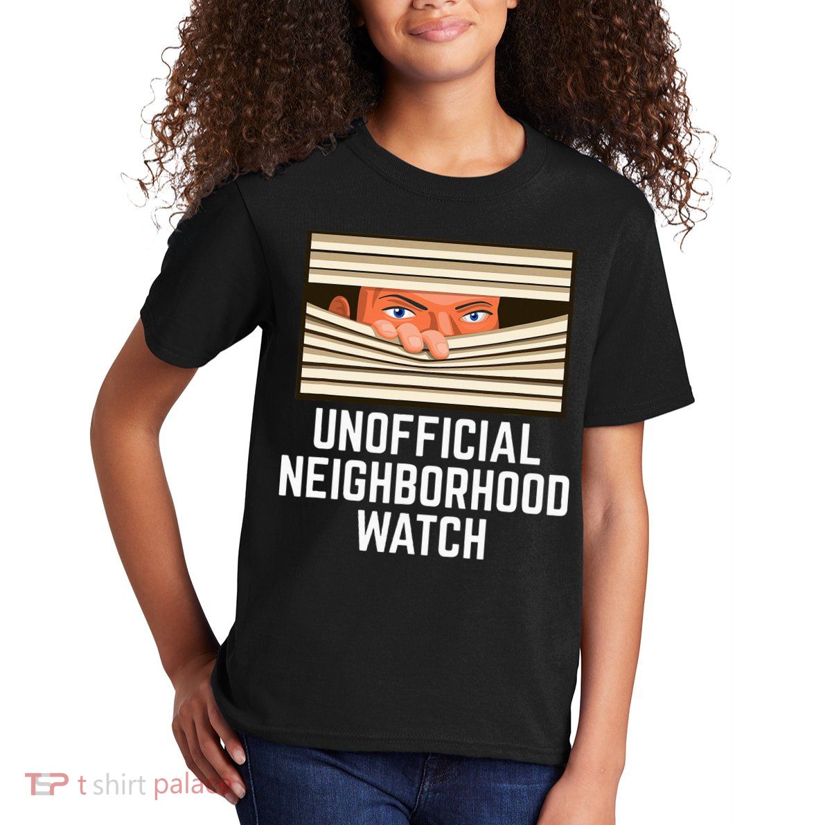 Unofficial Neighborhood Watch Nosy Neighbor Kids T-Shirt