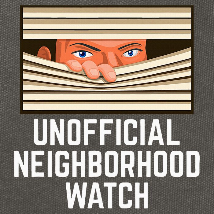 Unofficial Neighborhood Watch Nosy Neighbor Cotton Canvas Backpack