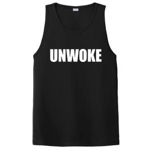 UNWOKE Anti Woke Counter Culture Fake Woke Classic PosiCharge Competitor Tank