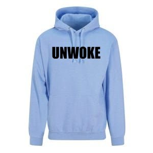 UNWOKE Anti Woke Counter Culture Fake Woke Classic Unisex Surf Hoodie