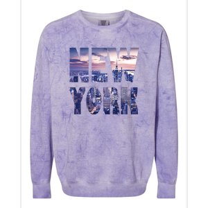 Urban New York City Skyline North America Souvenir Pride Colorblast Crewneck Sweatshirt