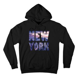 Urban New York City Skyline North America Souvenir Pride Hoodie