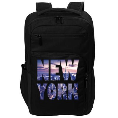 Urban New York City Skyline North America Souvenir Pride Impact Tech Backpack